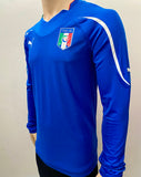 2010-2011 Italy Home Shirt Long Sleeve World Cup Southafrica Pre Owned Size L