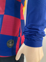 2019-2020 FC Barcelona Long Sleeve Home Shirt Kitroom Player Issue Mint Condition Multiple Sizes