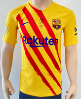 2020-2021 FC Barcelona Senyera Pedri Copa del Rey Final Player issue