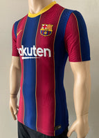 2020-2021 FC Barcelona Home Shirt Champions League Kitroom Player Issue BNWT New Size M