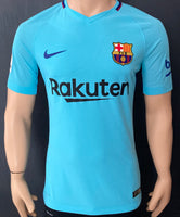 2017-2018 Nike FC Barcelona Away Shirt Kitroom Player Issue Iniesta La Liga Aeroswift BNWT