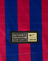 2018-2019 FC Barcelona Player Issue Home Shirt Vaporknit Mint Condition Size M