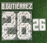 2026-2027 Mexico National Team Third Name Set and Number Brian Gutierrez Player Issue Canton Merchandising