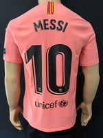 2018-2019 FC Barcelona Third Shirt Lionel Messi Player Issue Authentic Champions New BNWT Size M