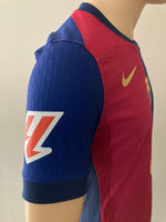 2024-2025 FC Barcelona Home Shirt Player Issue Authentic 125 years anniversary La Liga New Multiple Sizes