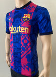 2021-2022 FC Barcelona Third Shirt European Competitions Pre Owned Size M