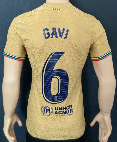 2022-2023 FC Barcelona Away Shirt Gavi La Liga Kitroom Player Issue Mint Condition Size M
