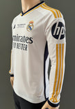 2023-2024 Real Madrid CF Home Shirt Daniel Carvajal Final Wembley Champions New BNWT Size L