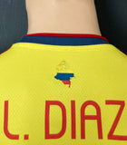 2020-2021 Colombia National Team Home Shirt Luis Díaz Copa América BNWT Size L