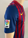 2011-2012 FC Barcelona Home Shirt Lionel Messi LaLiga Pre Owned Size S