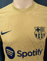 2022-2023 FC Barcelona Away Shirt Pedri La Liga Kitroom Player Issue Mint Condition Size M