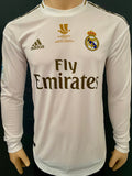 2019-2020 Real Madrid CF Long Sleeve Player Issue Home Shirt Sergio Ramos Supercopa de España Mint Condition Size S