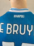 2025-2026 SSC Napoli Home Shirt Kevin de Bruyne Scudetto New BNWT Size M