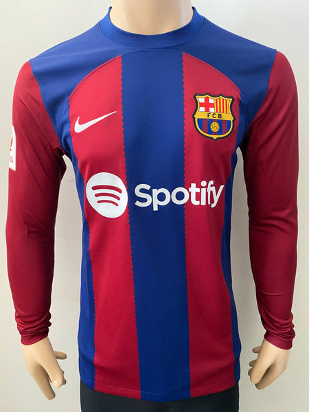 2023-2024 FC Barcelona Long Sleeve Home Shirt La Liga BNWT