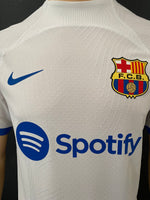 2023-2024 FC Barcelona Away Shirt Player Issue Authentic Pre Owned Size S