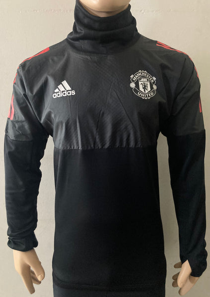 2017-2018 Manchester United Training Top Pre Owned Size S
