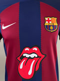 2023-2024 FC Barcelona Home Shirt Lamine Yamal El Clasico Rolling Stones Special Version La Liga BNWOT  Size M