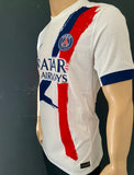 2024-2025 Paris Saint Germain Away Shirt Achafr Hakimi Player Issue Authentic Champions New BNWT Size M