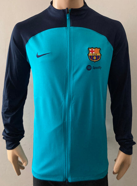 2022-2023 Barcelona Jacket Travel Kitroom With Sponsor New Without Tags