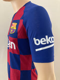 2019 -2020 FC Barcelona Home Shirt Player Issue Kitroom La Liga Size M Messi