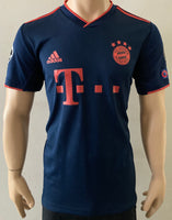 2019-2020 FC Bayern Munich Third Shirt Muller Champions League Pre Owned Size S