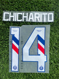 2023 - 2024 Chivas del Guadalajara Set name Chicharito 14 Home Kit