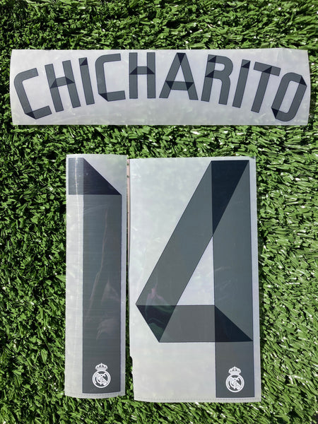 2014 - 2015 Real Madrid Set name Chicharito 14 Player Issue Sporting ID