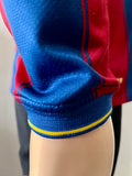 2009-2010 FC Barcelona Home Shirt Lionel Messi Long Sleeve LaLiga Sextuple Pre Owned Size S