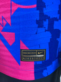2021-2022 FC Barcelona Third Shirt Player Issue Authentic European Competition Pre Owned Size S