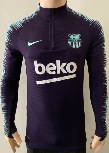 2018-2019 FC Barcelona Player Issue Training Top Pre Owned Size S