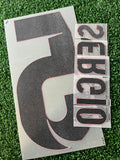 2012-2014 FC Barcelona Away Name Set and Number Sergio Player LaLiga and Cup Sipesa