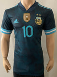 2020-2021-2022 Argentina  Away Shirt Player Issue Authentic Messi Mint Size S