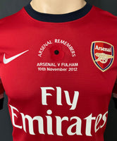 2012-2013 Arsenal FC Home Shirt Premier League Kitroom Player Issue Mint Condition Size L