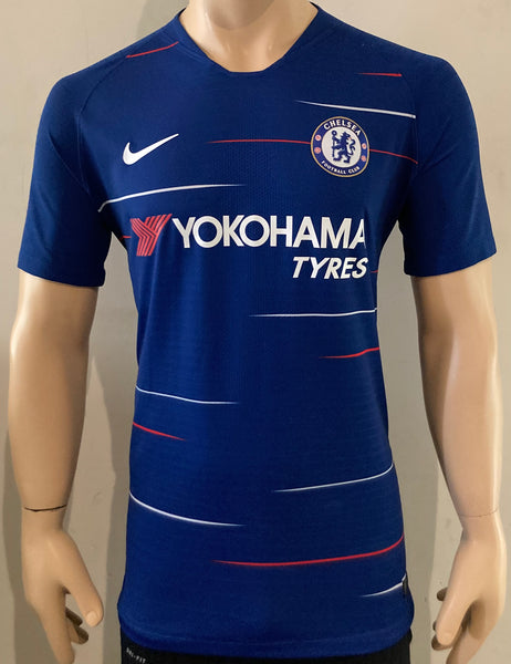 2018-2019 Chelsea Home Shirt Player Issue Authentic Pre Owned Size L (Fitted)