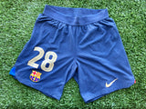2022 - 2023 Barcelona FC Short Home Balde Cup Player Issue Kitroom (M)