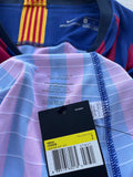 2018-2019 Barcelona Home Shirt Player Issue Champions Kitroom Long Sleeve New BNWT Size Small