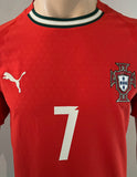 2025 Portugal National Team Home Shirt Cristiano Ronaldo Player Issue Authentic New BNWT Size L