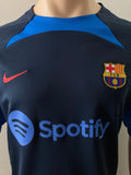 2022-2023 FC Barcelona Staff Training Shirt Kitroom Player Issue Mint Condition Xavi Size XL