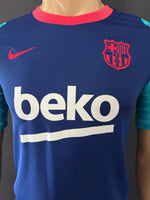 2020-2021 FC Barcelona Training Shirt Top Pre Owned Size S