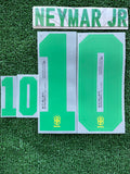2021 Brazil Home Name Set and Number Neymar Junior Fan Version Copa America CromoTransfer Adult Size