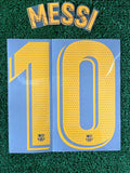 2018-2021 FC Barcelona Home Name Set and Number Lionel Messi Player LaLiga Sporting ID