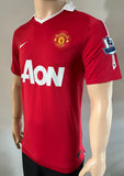 2010-2011 Manchester United Home Shirt Wayne Rooney EPL Premier League Pre Owned Size L