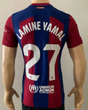 2023-2024 Barcelona Home Shirt Lamine Yamal Player Issue Kitroom La Liga Size M