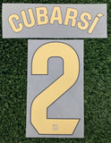 2024-2025 Cubarsí 2 FC Barcelona Home Name Set and Number La Liga Player Issue TextPrint