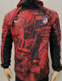 2022-2023 Atletico Madrid Jacket Windbreaker whit Cap Pre Owned Size M