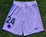 2021 2022 Barcelona Short Away E. Garcia 24 Player issue Kitroom Size L