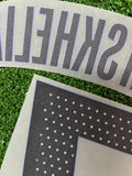 2025-2026 PSG Paris Saint Germain Kvaratskhelia Third Total 90 Name set and Number Champions League Set Monblason