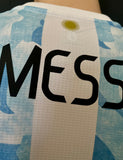 2020-2021 Argentina National Team Home Shirt Player Issue Kitroom Lionel Messi Copa America Final MDT New BNWT Size 6
