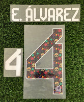2023 Mexico National Team Edson Alvarez 4 Home Name Set and Number Day of the Death Special Edition Canton Merchandising