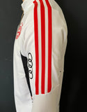 2022-2023 FC Bayern Munich Away Drill Training Top White Condivo with Sponsors New BNWT Size M